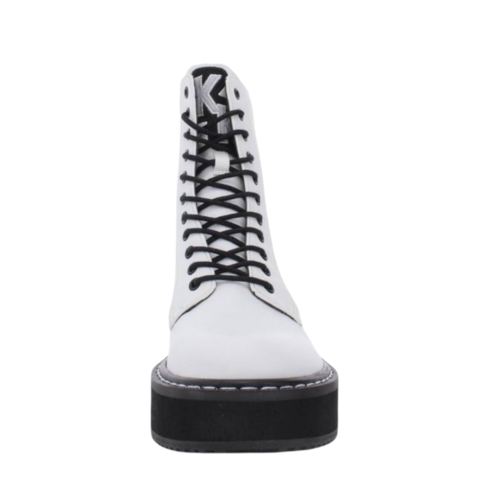 KENDALL + Kylie Women's Hunt White Combat Boot Size 9 - Picture 4 of 4